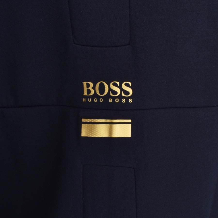 Alternative Image for ProductBOSS Saggy Full Zip Hoodie Navy3